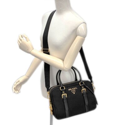 Sac bandoulière Prada sacoche bandoulière Bauletto nylon Saffiano