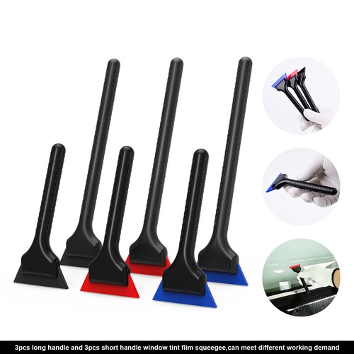 6 PCS Small TPU Rubber Scraper Tool for Side Mirror Quater Glass Water Removal - Picture 2 of 6