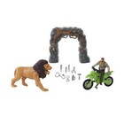 Lot of 3 Animal Planet Extreme Safari Adventure Play Set Collectible Toys
