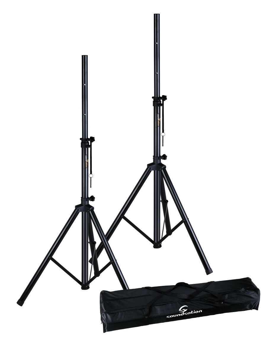 Aste Casse (Coppia con Borsa) Stand Supporti Casse Acustiche