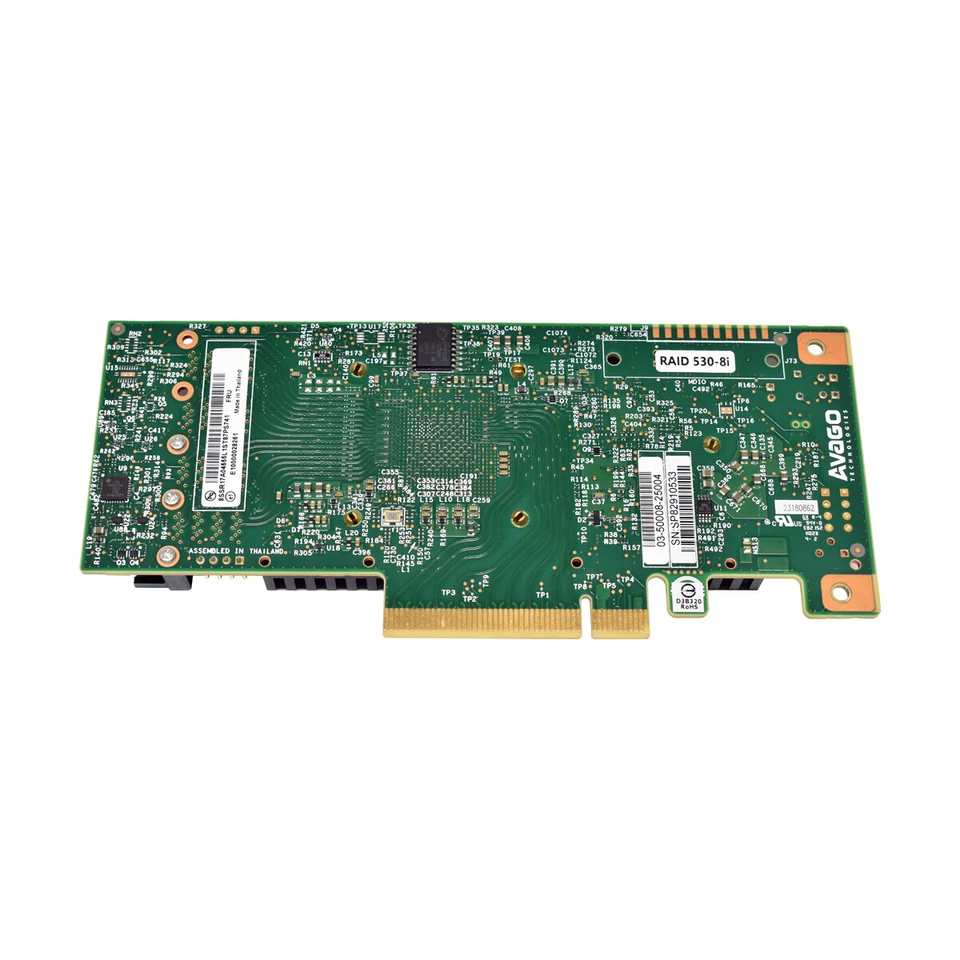 Controlador RAID SATA SAS PCIe x8 IBM/Lenovo 530-8i 12 GB 01KN505 02JG102 LP Foto 4 de 4