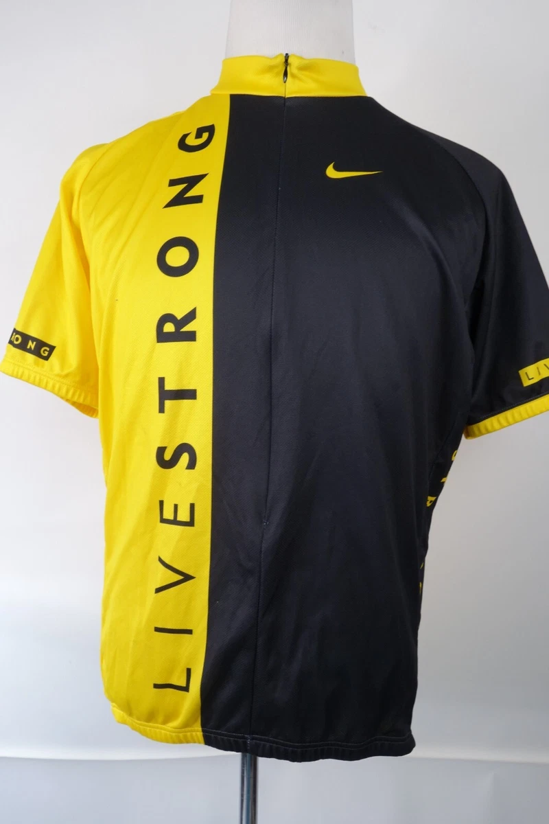 Walging Kreta mechanisch Nike Livestrong Cycling Jersey Men Size 2XL Made in Italy | eBay