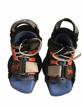 Hyperlite Split Wakeboard Bindings, Open Toe Boots, Clips Size Adult Standard