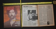 Eric Clapton 1986 Concert Ad Color Cover/Interview Article Lot