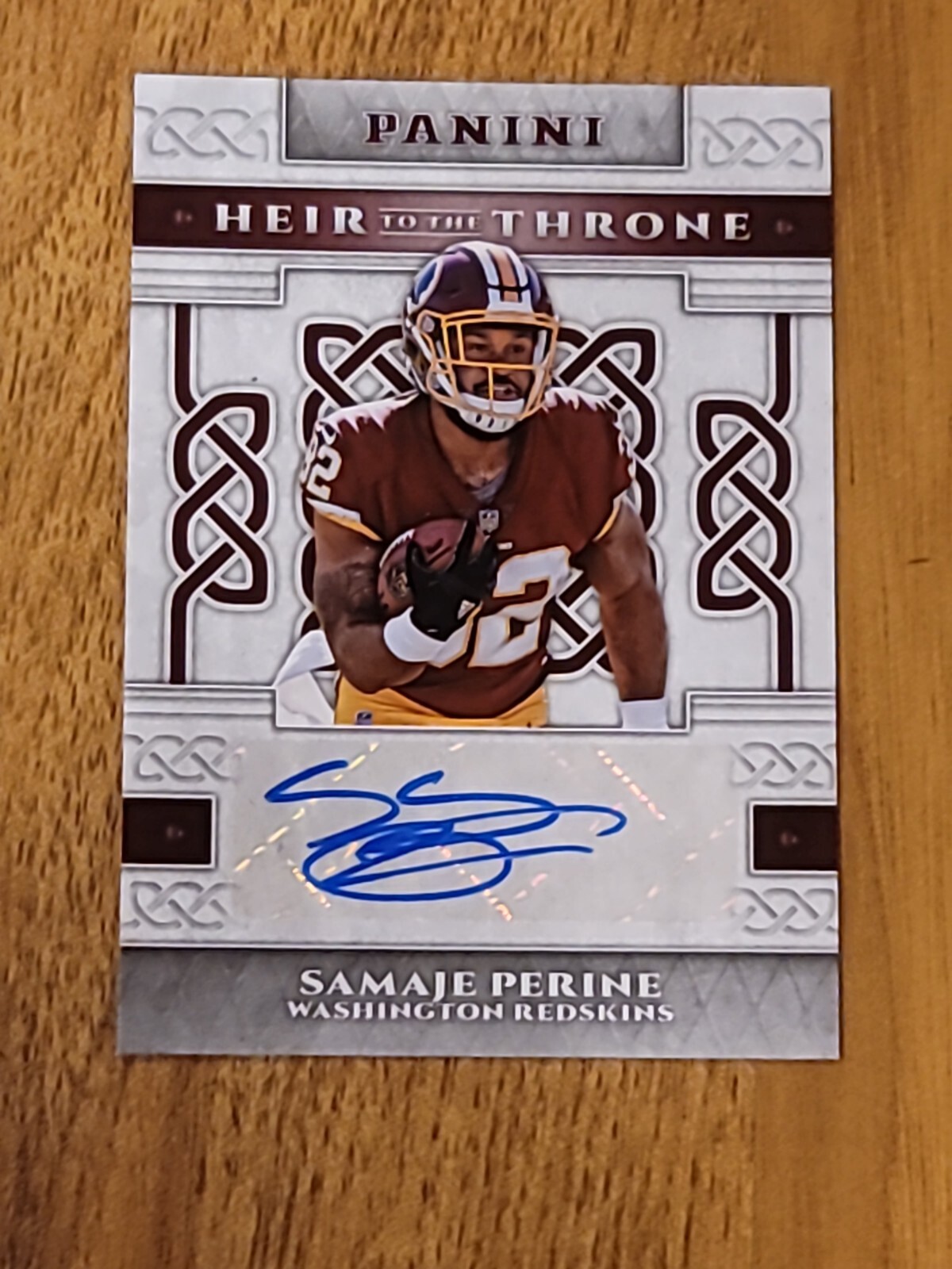Samaje Perine Panini Heir to the Throne Signatures #HTSSP Base