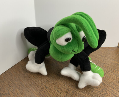 Vintage Creative Playtime Cartoon Plush Green Black Billy Bug Ant 8 