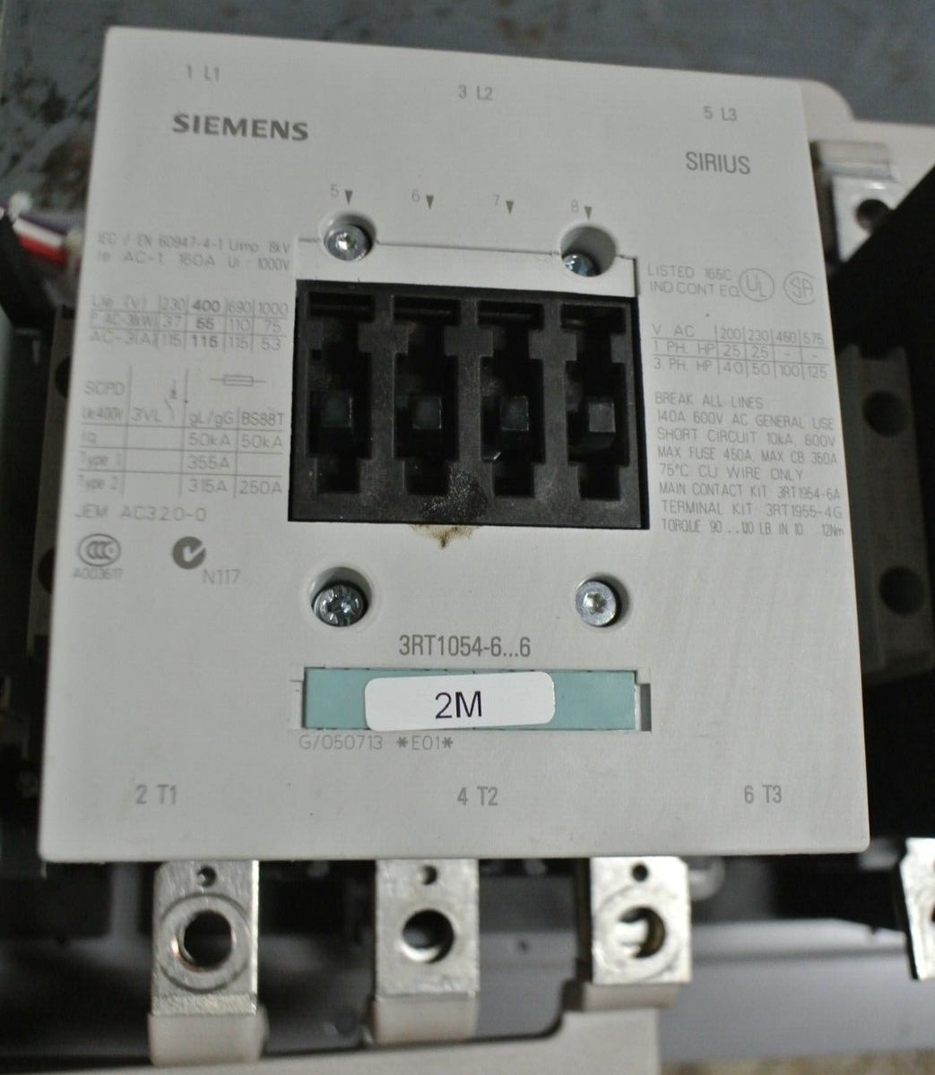 SIEMENS SIRIUS 3RT1054-66 MOTOR/CONTACTOR 3ZX1011-2-ORT05 SIEMENS SIRIUS 3RT1054-66 MOTOR/CONTACTOR 3ZX1011-2-ORT05