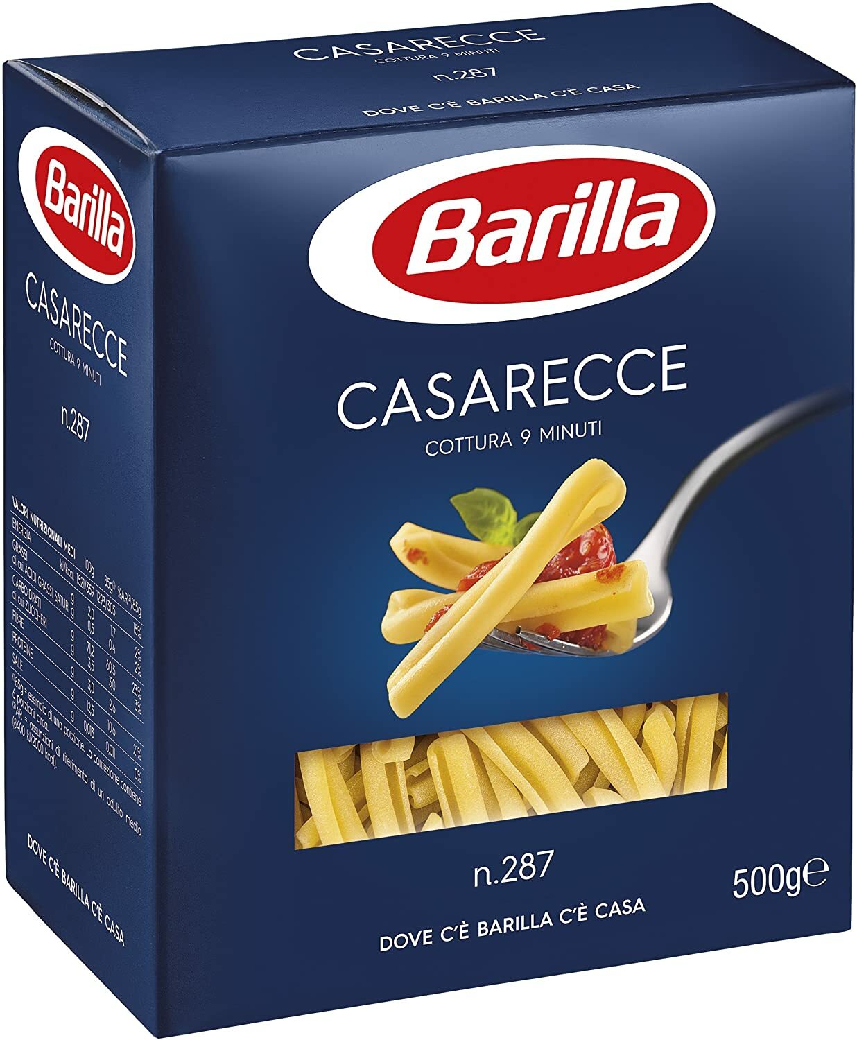 Barilla Casarecce, Pasta Corta di Semola di Grano Duro, I Classici - 500 g