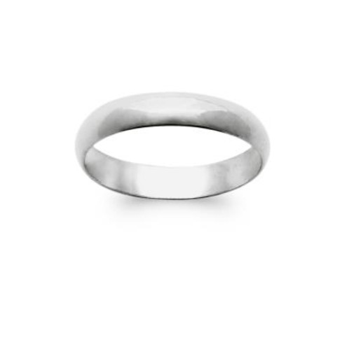 Bague alliance jonc argent massif 925 de haute qualité pour un éclat durable