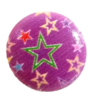 STARS 18mm/20mm GINGER SNAP BUTTON POPPER CHUNK FOR INTERCHANGEABLE JEWELRY