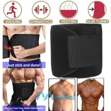 Waist Trainer Belt Men Trimmer Sauna Gym Body Shaper Fat Burner Shapewear Band
