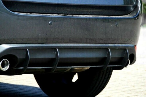 Performance Rear Bumper diffuser addon with ribs fins ForMazda CX-5 KF 2017-2023 - Picture 2 of 5