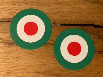 2x Japan Aufkleber Sticker Vespa Roller Oldtimer Retro Vintage Tuning TOP #606
