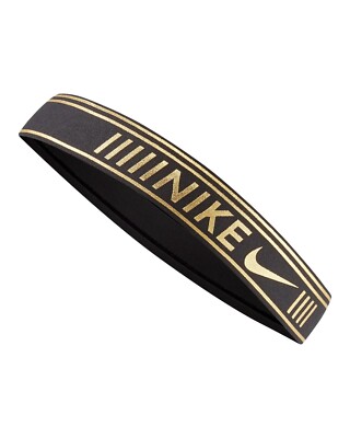 Headband with Gold emblem (1) Unisex Gold Logo Repeat Microfiber Headband - St. Jude Gift Shop main image 3