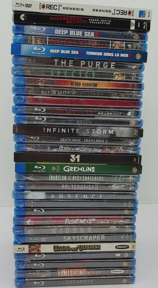 Wholesale Blu-ray Lot - Horror/Thriller/Gore/Scary Movies - Brand New, No Duplic - Image 4 of 4
