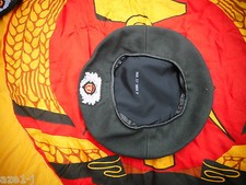 original NVA Barett, Mütze Gestickte Kokarde ,Abzeichen,Fallschirmspringer jäger