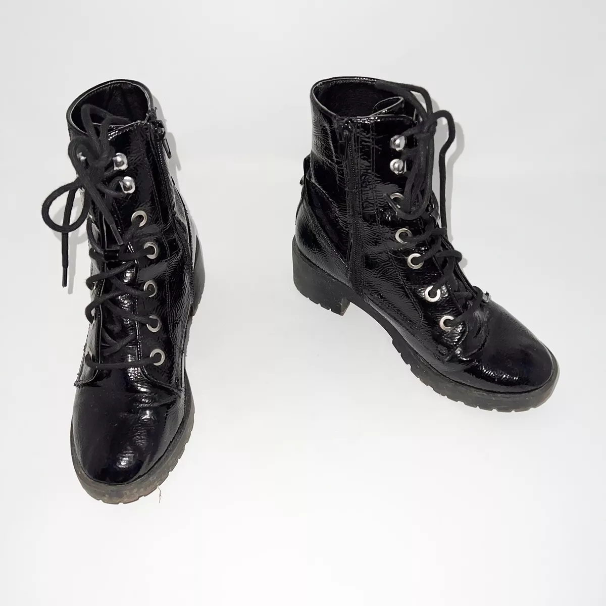 Steve madden georgie combat best sale boot