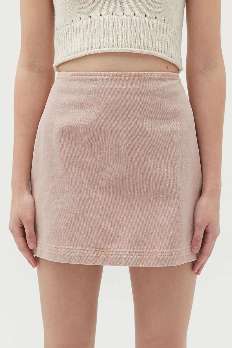 Urban Outfitters BDG Size S Sara Twill High-Waisted A-Line Mini