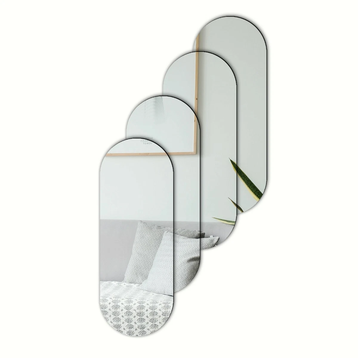 Oval sale acrylic mirror