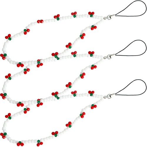 3 Pcs Mobile Phone Lanyard Set Toddler Child Bead Strap Beaded Chain - 第 1/12 張圖片