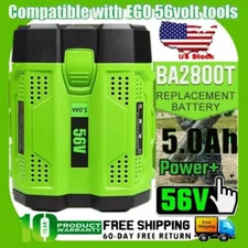 56Volt Lithium-Ion 5.0Ah Replacement for EGO 56V battery BA1400T, BA4200, BA2800