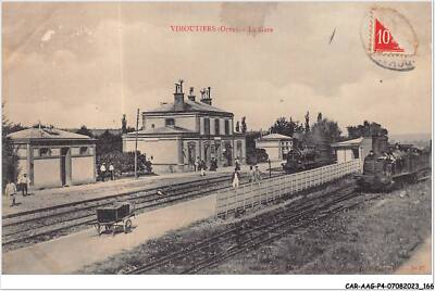 CAR-AAGP4-61-0373 - VIMOUTIERS - La Gare - Train - Card sold as is