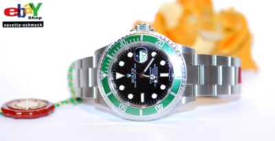 ROLEX Submariner 16610LV  FULL SET ladenneu verklebt ungetragen OVP m. Datum RAR