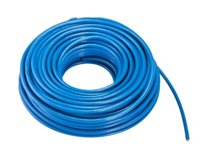 1 10 50 100 Meter Purleitung H07BQ-F 3G2,5 qmm blau Baustellenleitung Kabel