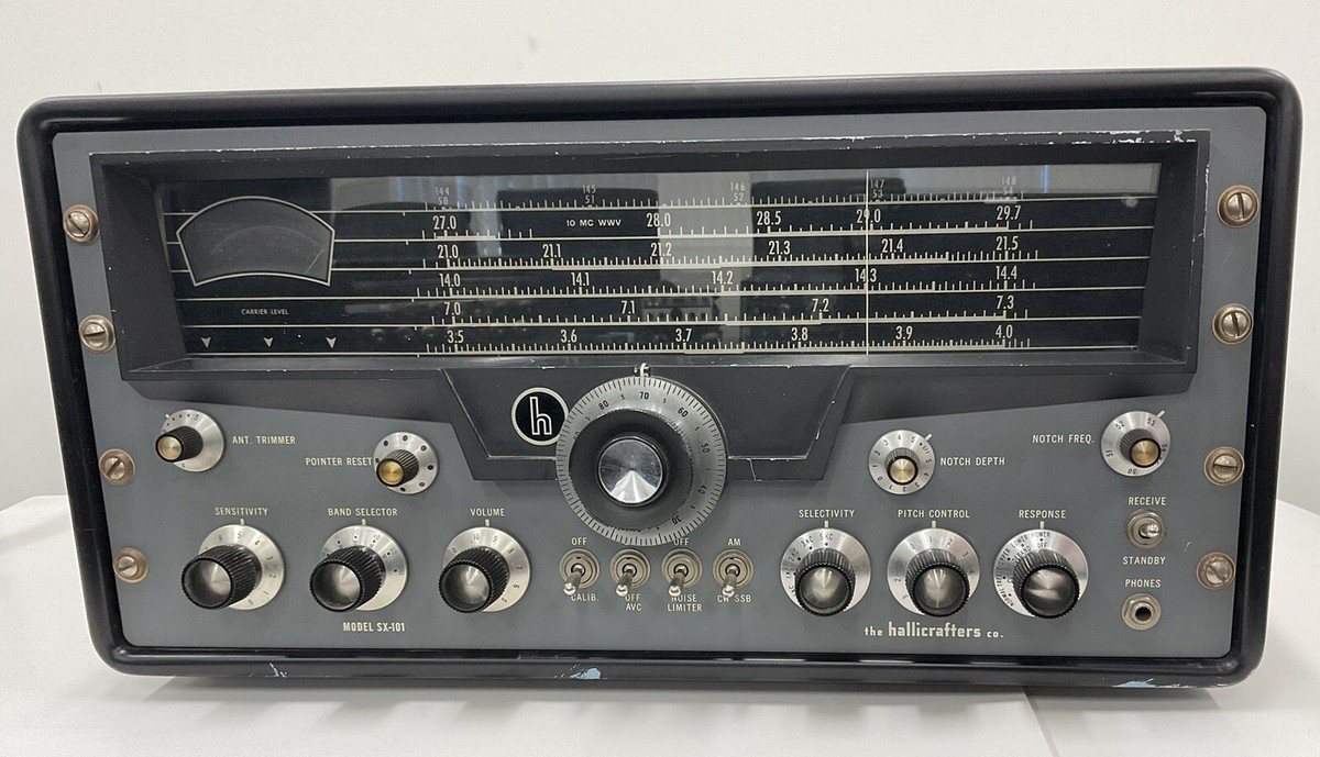Hallicrafters SX-101 Radio Receiver Vintage Ham Radio Equipment