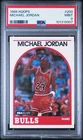 1989 HOOPS #200 MICHAEL JORDAN PSA 9 CHICAGO BULLS (1st NBA HOOPS CARD)