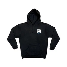 STACYC Stacked Logo Pullover Hoody - Black, Large 730023