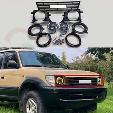 For Toyota Land Cruiser Prado Lc90 Fj95 Lj95 Headlight Assy Cover Grille Kit For Toyota Land Cruiser Prado Lc90 Fj95 Lj95 Headlight Assy Cover Grille Kit