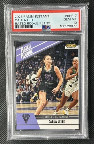 2025 Panini Instant WNBA Carla Leite Rated Rookie Retro RC #7 PSA 10