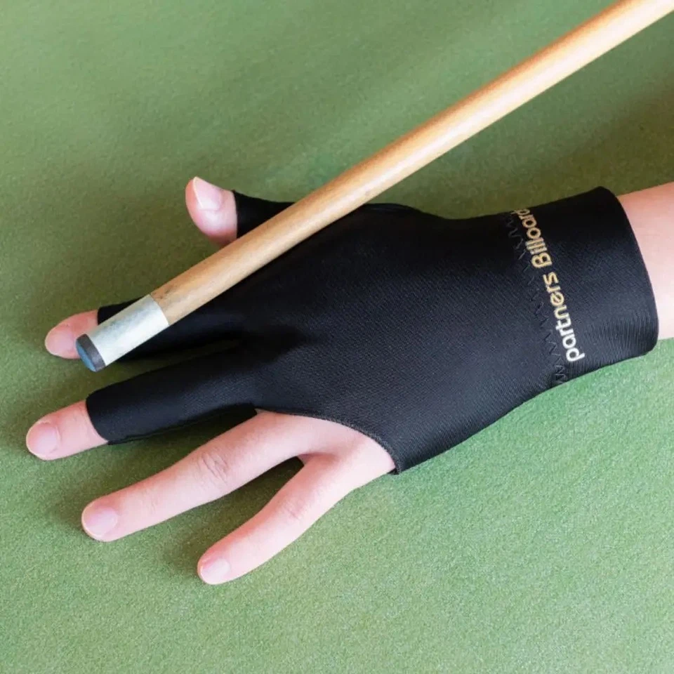 Spandex Snooker Billiard Cue Gloves Pool Left Hand Open Three Finger Glove FT - Image 2 of 4