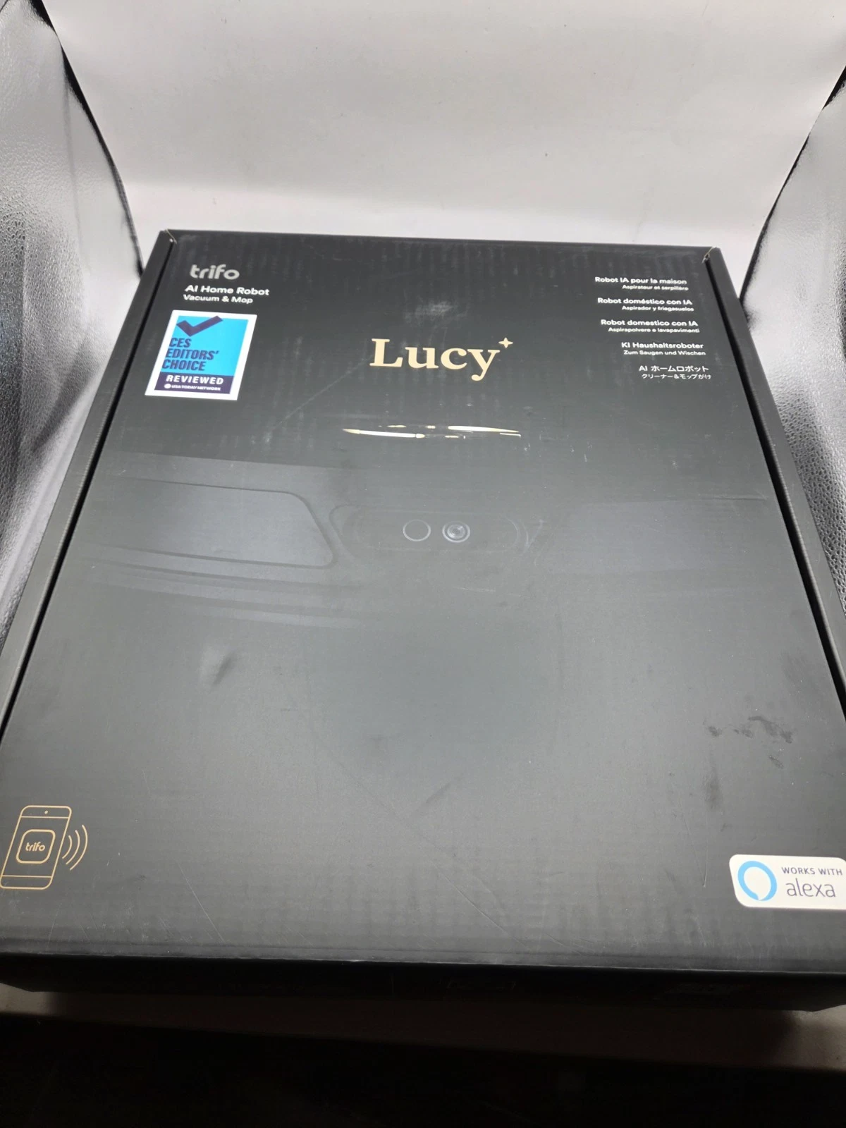 Trifo AI Home Robot Lucy PET (4000Pa Suction Vacuum Power) Works w/ Alexa! - NEW