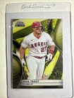 2025 Topps Chrome Black Mike Trout #5 Gold Mini-Diamond Refractor /50