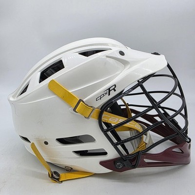 Cascade Lacrosse Helmet Mens One Size White CPX-R Full Face Cage NOCSAE USA