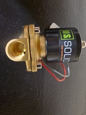 U.S. Solid 1/2'' Brass Electric Solenoid Valve 12V DC Normally Closed Air Water
