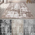 Serenity Modern Abstract Abrasion Contemporary Area Rugs Small -Large