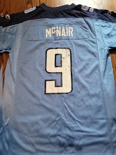 Tennessee Titans Steve Mcnair NFL Football Jersey Youth Large 14-16 REEBOK - Picture 8 of 9