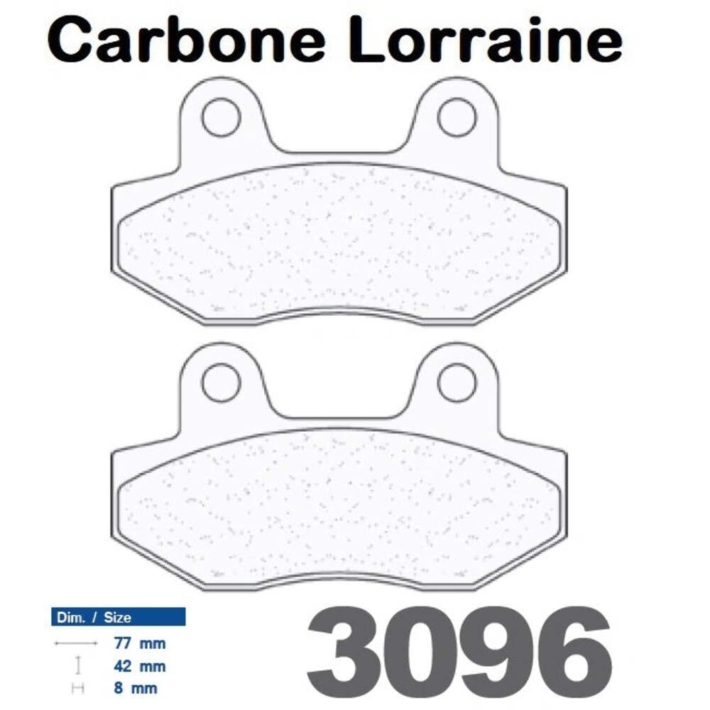 Plaquettes frein avant Carbone Lorraine pour Kymco Nexxon 125 urbain