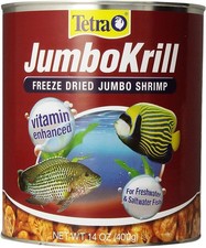 Freeze-Dried Jumbo Shrimp 14 Ounces Natural Shrimp Treat For Aquarium Fish Red