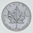 2001 Canadian Silver Maple Leaf 1 oz — photo from another recent sale