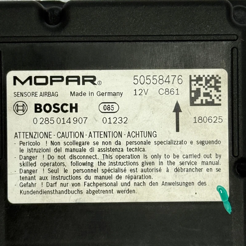 2017-2022 ALFA ROMEO GIULIA MOPAR BOSCH SENSOR MODULE OEM 0285014907 - Image 2 of 4