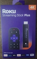 Roku 2025 Streaming Stick Plus HD|4K|HDR w/ Voice Remote w/ TV Controls 🆕️