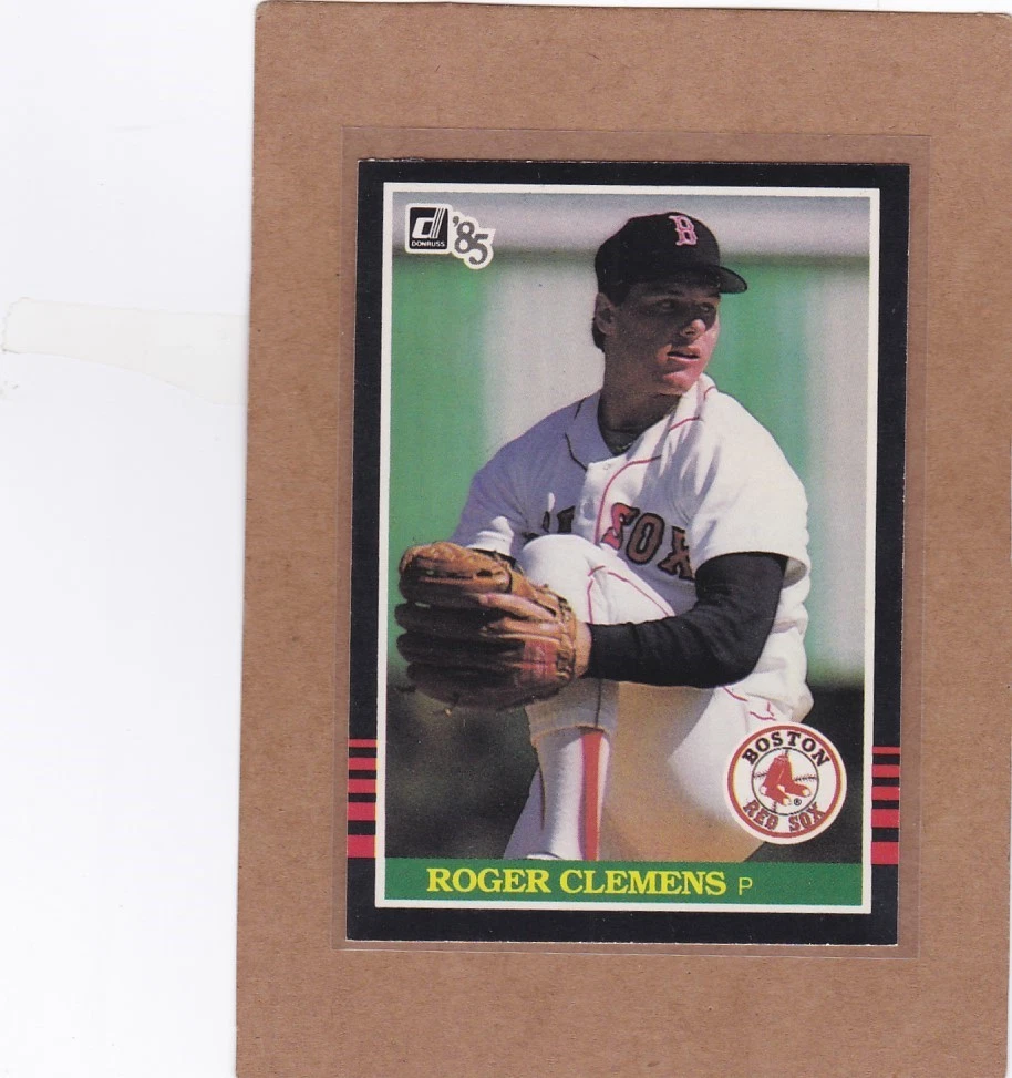 Roger Clemens Baseball Boston Red Sox Sports Rookie Trading Cards