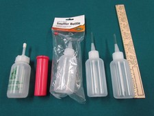 Lot 4 Garrett Gold Guzzler  other Snuffer Suction Bottles for Gold Prospecting