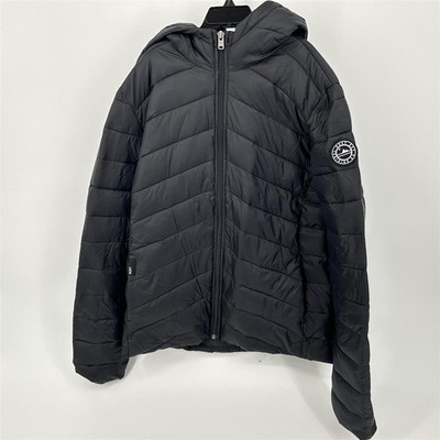 Roxy Coast Road-Light, kompakte und wasserabweisende Daunenjacke für Damen, Grau