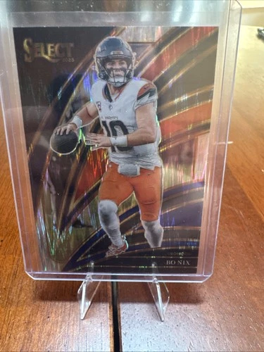 Bo Nix 2025 Select Club Level Prizm Sharp Looking!! 🏈💥🔥