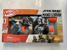 Nerf Star Wars The Mandalorian Dart Blaster 2023 12 Elite Darts included Hasbro